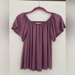 Nordstrom BP Brand - Mauve Flowy Crop Top- size; XS - Excellent Used Condition